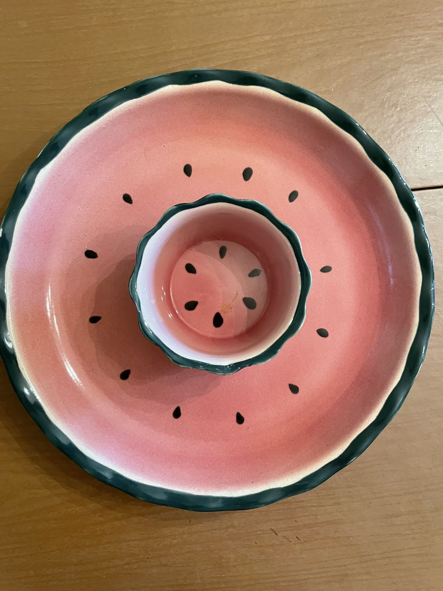 Watermelon Chip N Dip Set