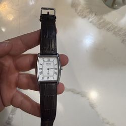 Vintage seiko leather watch