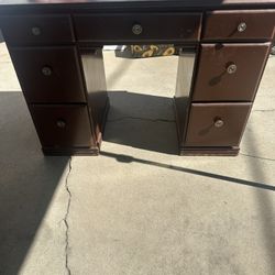 Vintage Desk All Wood,