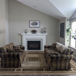 Harden Couch, Loveseat and area Rug