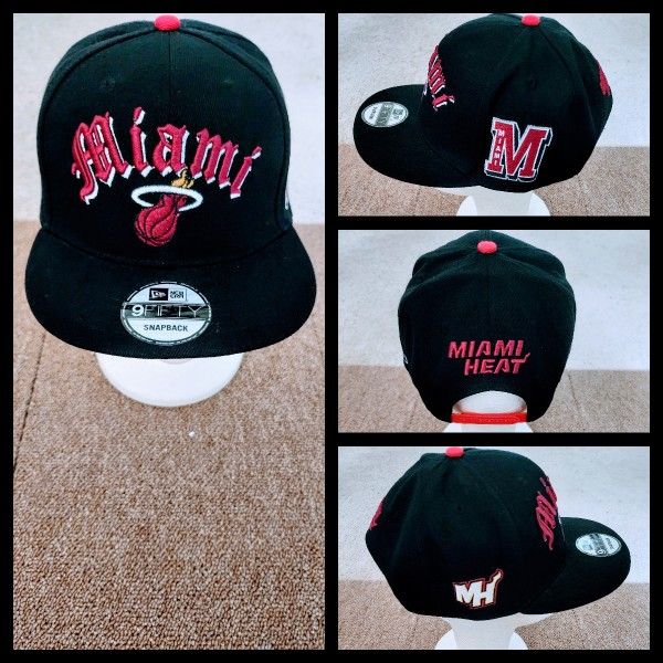 MIAMI HEAT NBA BASKETBALL 🏀 SNAPBACK HAT. 