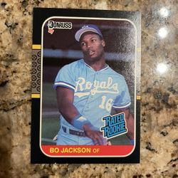 1987 Donruss Bo Jackson Rated Rookie Card