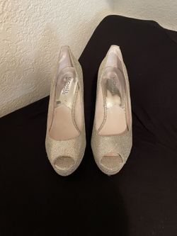 MK Silver Heels size 8.5
