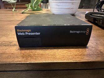 Blackmagic Web presenter