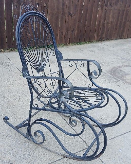 Metal rocking Chair 
