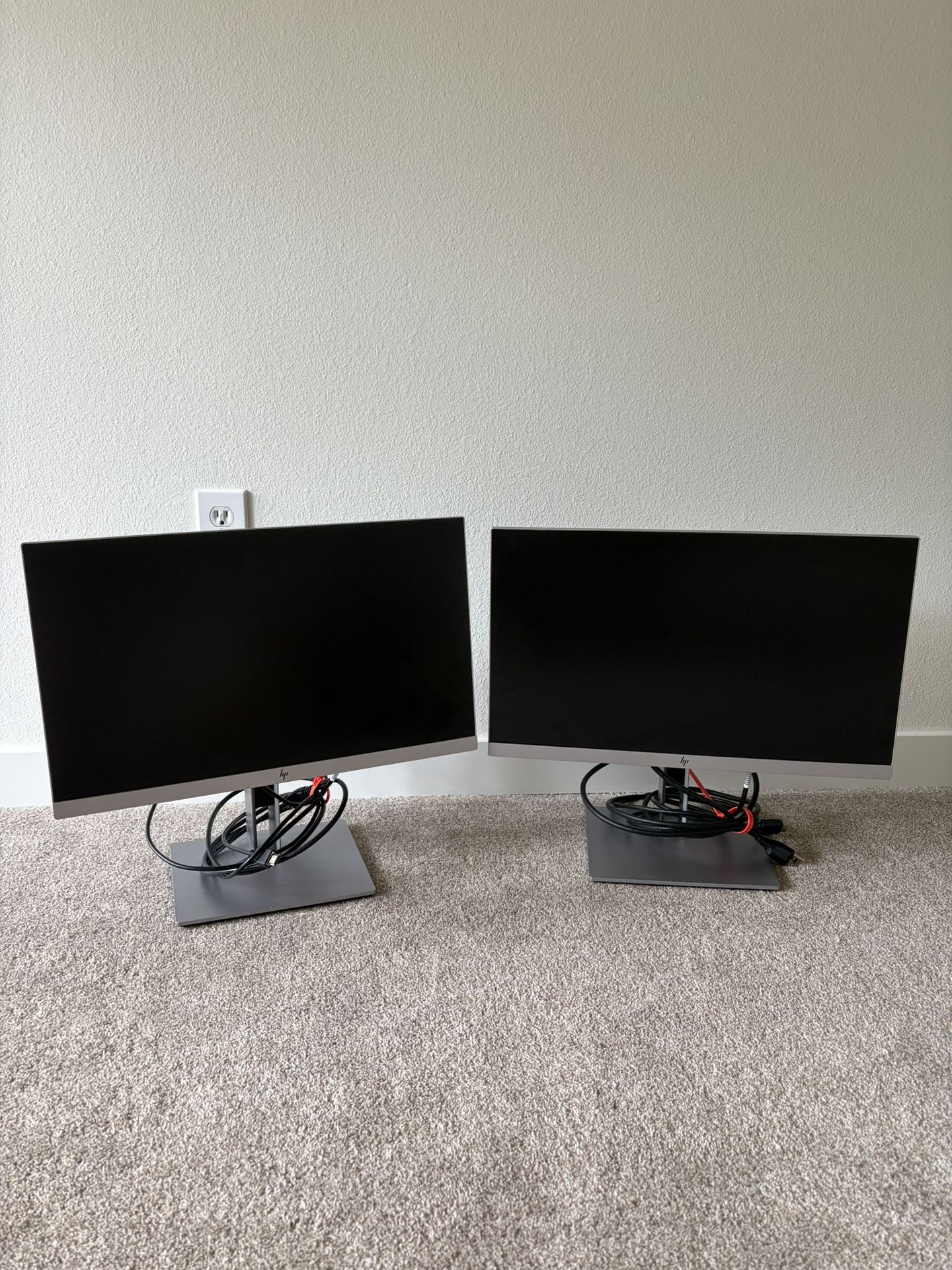 HP EliteDisplay E223 21.5-inch Monitor (x2)
