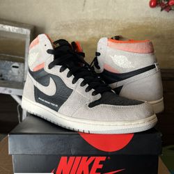 2019 Air Jordan 1 High Hyper Crimson size 10.5m - Used