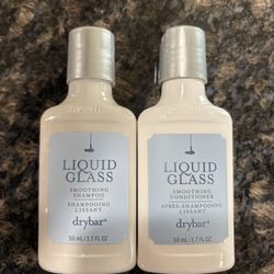 NEW DRYBAR LIQUID GLASS SMOOTHING SHAMPOO AND CONDITIONER $8!!
