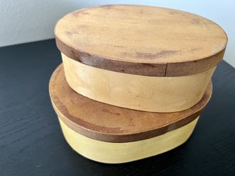 $5 Both Two Wooden Storage Boxes   (Auburn)