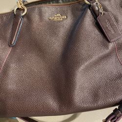 Leather Coach Purse