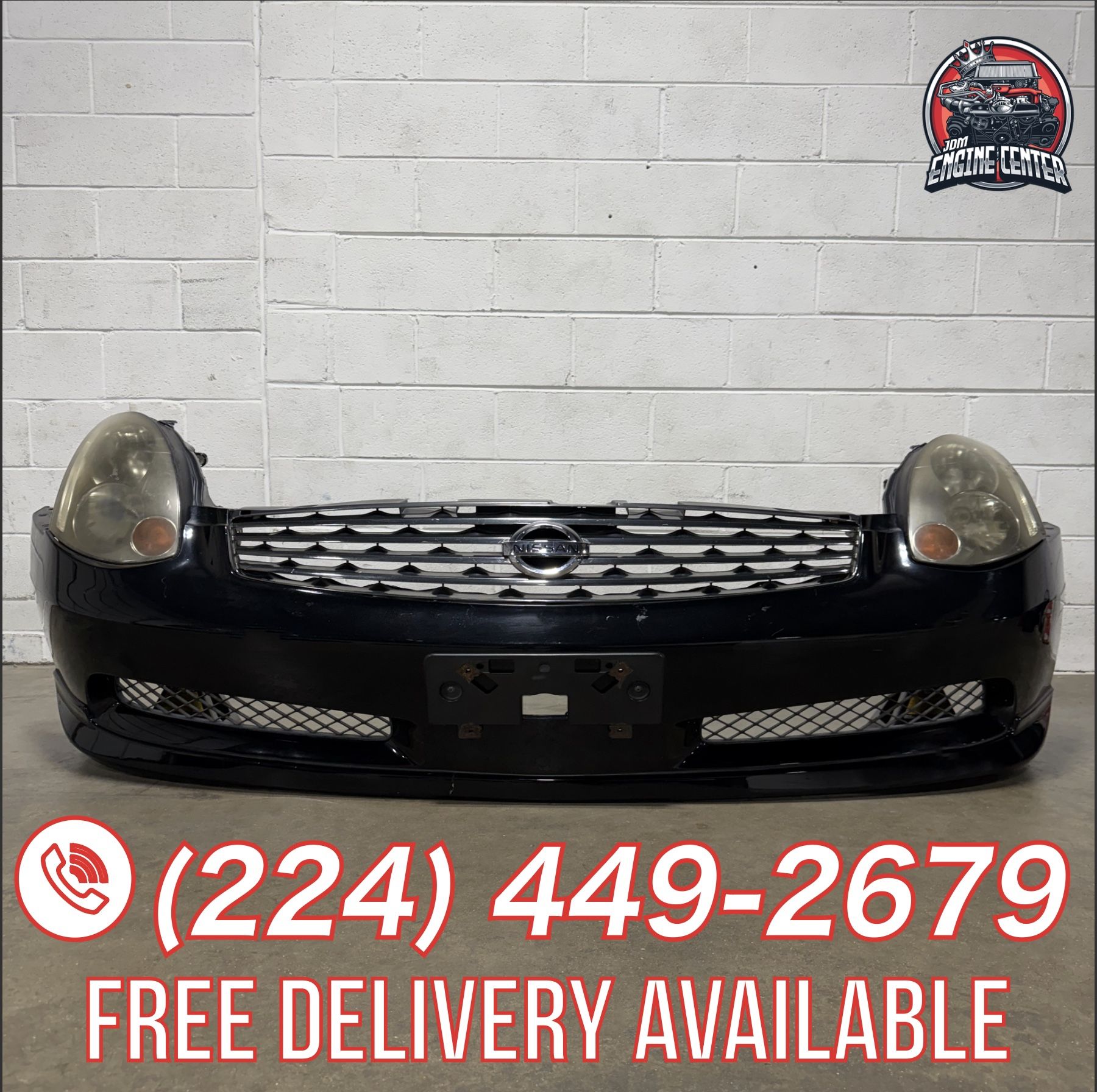 JDM 03 - 07 Infiniti G35 Coupe 2DR Front Bumper & Headlights
