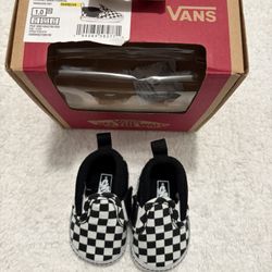 Vans Slip On Crib Shoes Size 1