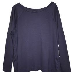 LOFT Women’s Blouse ,2 In 1 Layered Look Top, Long Sleeves, Sz L, NWT