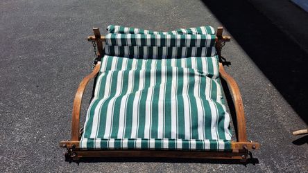 Free porch swings and wooden chair