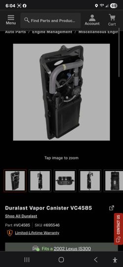 LEXUS FUEL VAPOR CANISTER