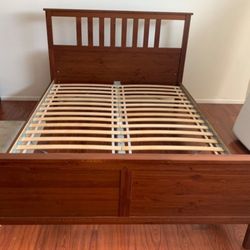 Queen Bed Frame In Beautiful Brown Color 