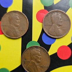 2 USA ,1909 AND 1 1937 LINCOLN PENNY ,THIS COINS ARE GREAT COIN FOR YOU COLLECTION. 
