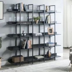 Black Modern Bookshelves 