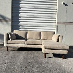 Beige Reversible Sectional 
