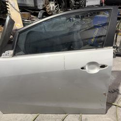 Kia Forte 2015 Driver Side Front Door – OEM – Silver