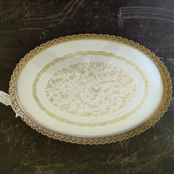 ORNATE GOLD VANITY/PERFUME TRAY