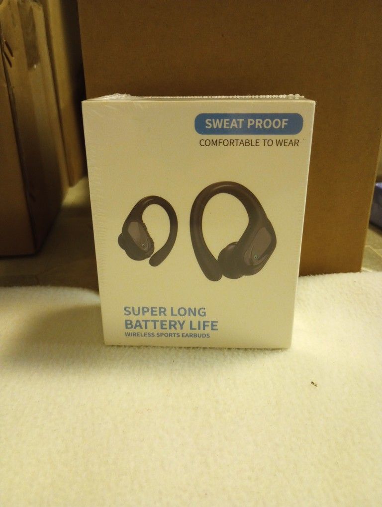 New Wireless Sports Earbuds. Nuevos Auriculares Deportivos Inalámbricos.