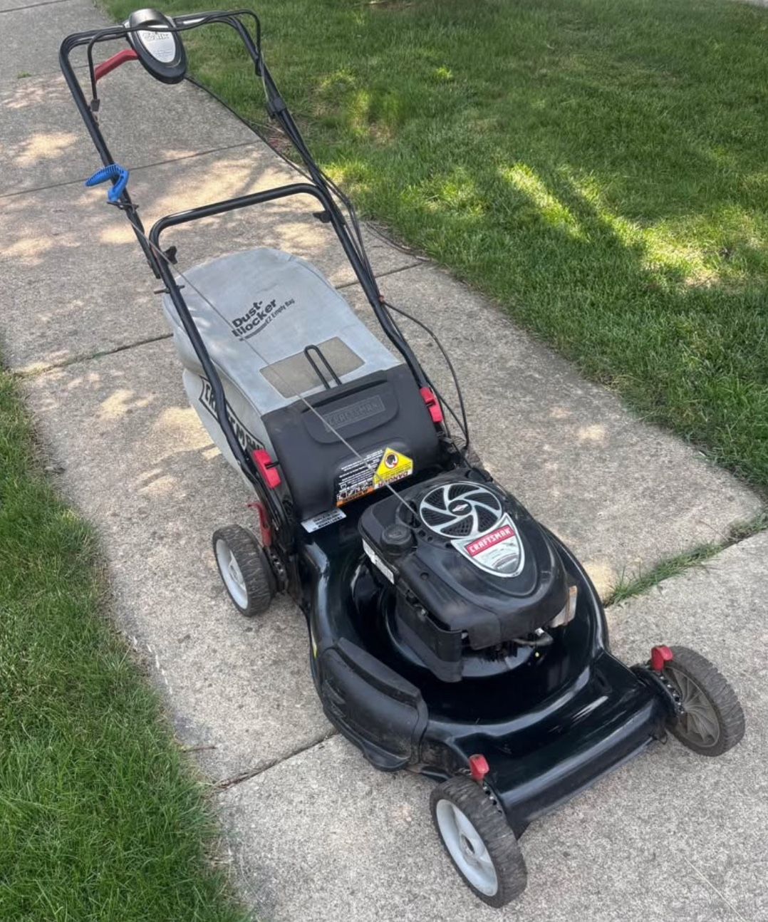 Craftsman Self Propelled Lawn Mower with Bag