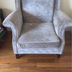 Grey Arm Chair 