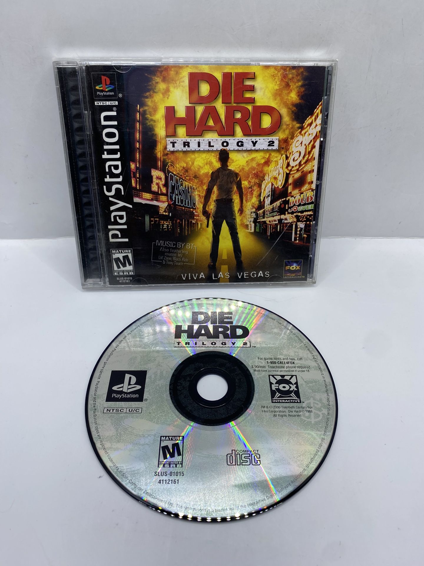 Die Hard Trilogy 2: Viva Las Vegas (Sony PlayStation 1, 2000) PS1 Complete CIB