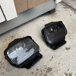 2003-2007 Chevy Silverado Smoke Black Fog Lights