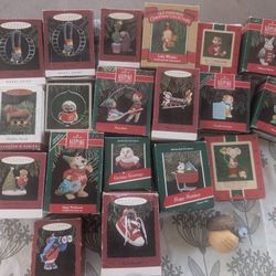 20 Vintage Hallmark keepsake Ordiments All mixed animals Of The 80s And 90s
