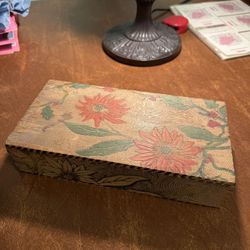 Antique Victorian Pyrography Box