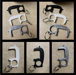 Touch Free Keychain Hook