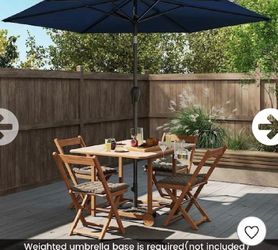 7.5 Costway patio umbrella (blue Navy)