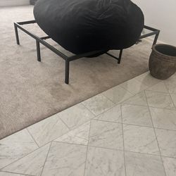 Full Size Metal Bed Frame With Metal Slates