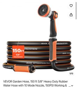 Garden Hose, 150 ft 5/8" Heavy Duty