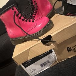 Dr martens pink girls boots 7c