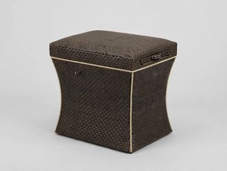 Wicker Storage Cube Ottoman