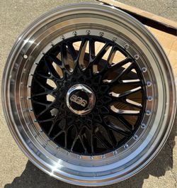 Brand New 19” Staggered BBS Style Black Mesh 5x114.3/5x120 All 4 Price Firm