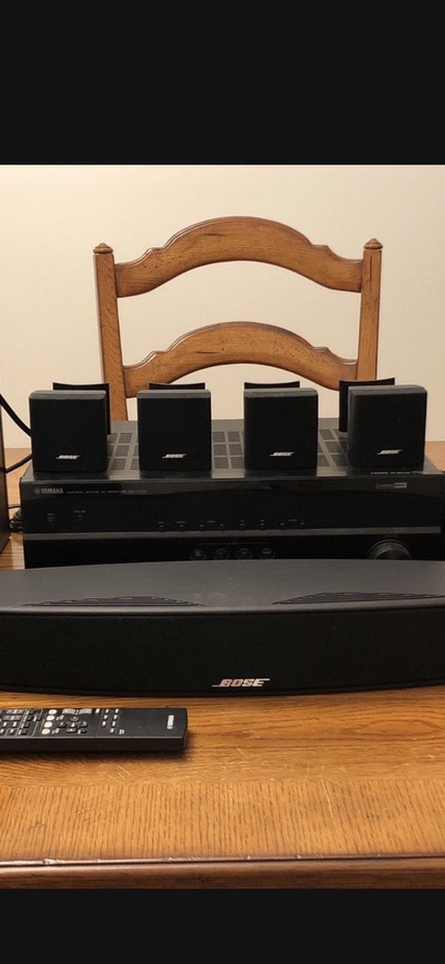 Bose Surround Sound Satilite 7.1 Speakers / Yamaha Receiver