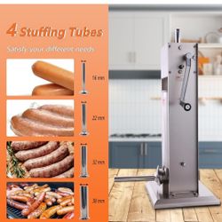 3L Sausage Stuffers and Vertical Sausage Makers Chrome