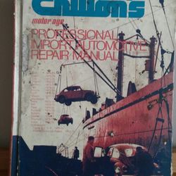 Vintage Chiltons Auto Repair Manuals