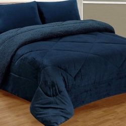 3pc JUMBO King Size 💥💥💥WINTER 2021 Is Upon Us ⛄️ Get Your Extra Thick Sherpa Borrego Blanket In time 🔥🔥🌨❄️