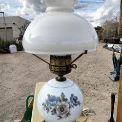 Vintage Hurricane Lamp