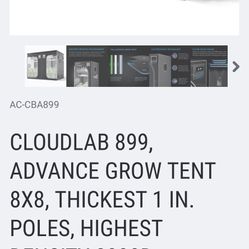 AC INFINITY 8x8 Grow Tent BRAND NEW IN BOX