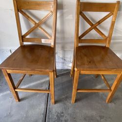 Solid Oak Dining Chairs