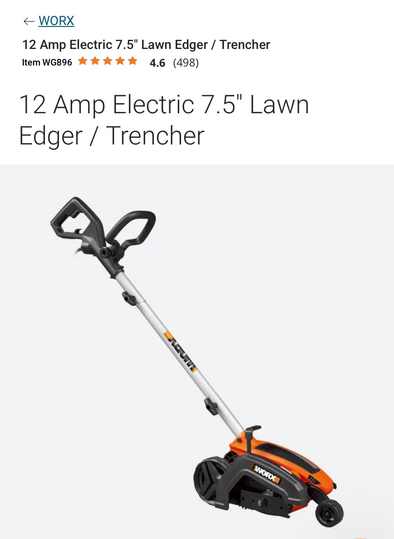 Worx Edger