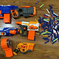 Nerf Guns Toy Collection With Bullets Set