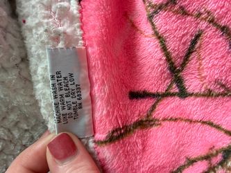 Pink Camo Sherbet Fleece Blanket