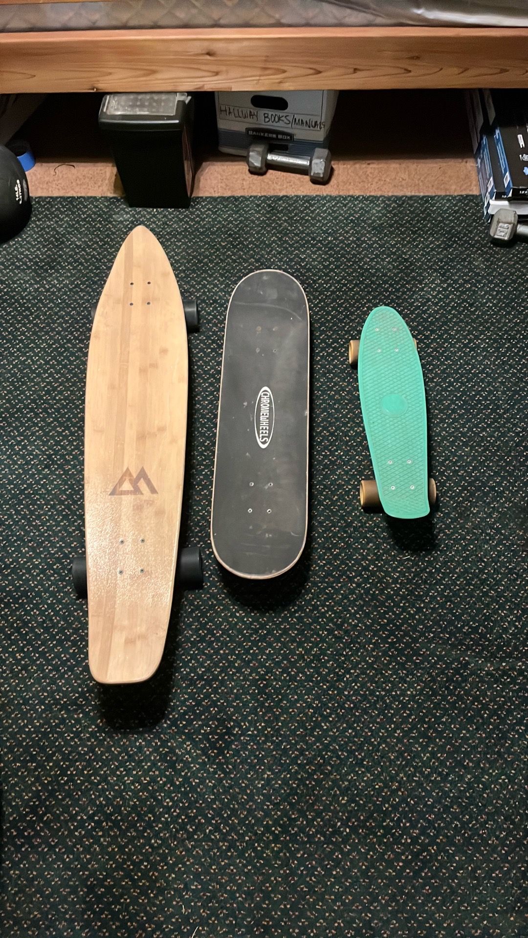 skateboards